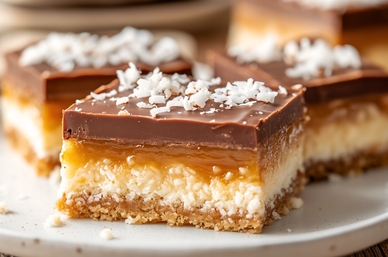 Caramel Caramilk Loaded Slice 🦘✨