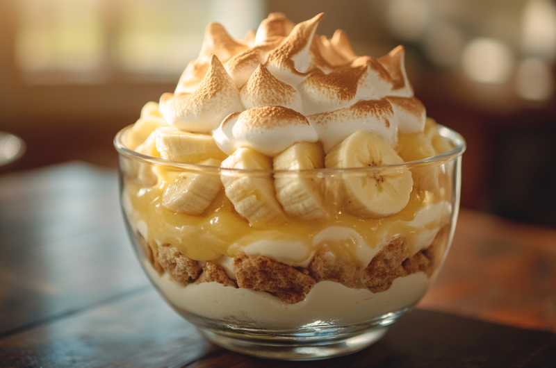 Old-Fashioned Southern Banana Pudding 🇺🇸✨