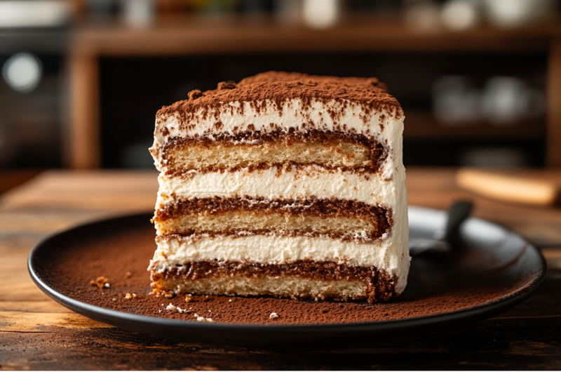 Decadent Tiramisu Layer Cake  🇮🇹✨