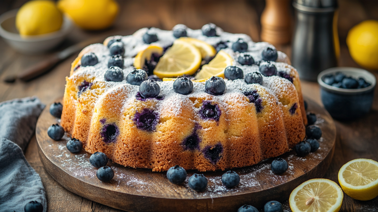 Classic Blueberry Lemon Ricotta Cake (Ultra Moist & Tender) 🍋✨