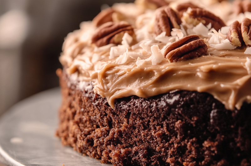 Classic German Chocolate Cake  🍫🥥
