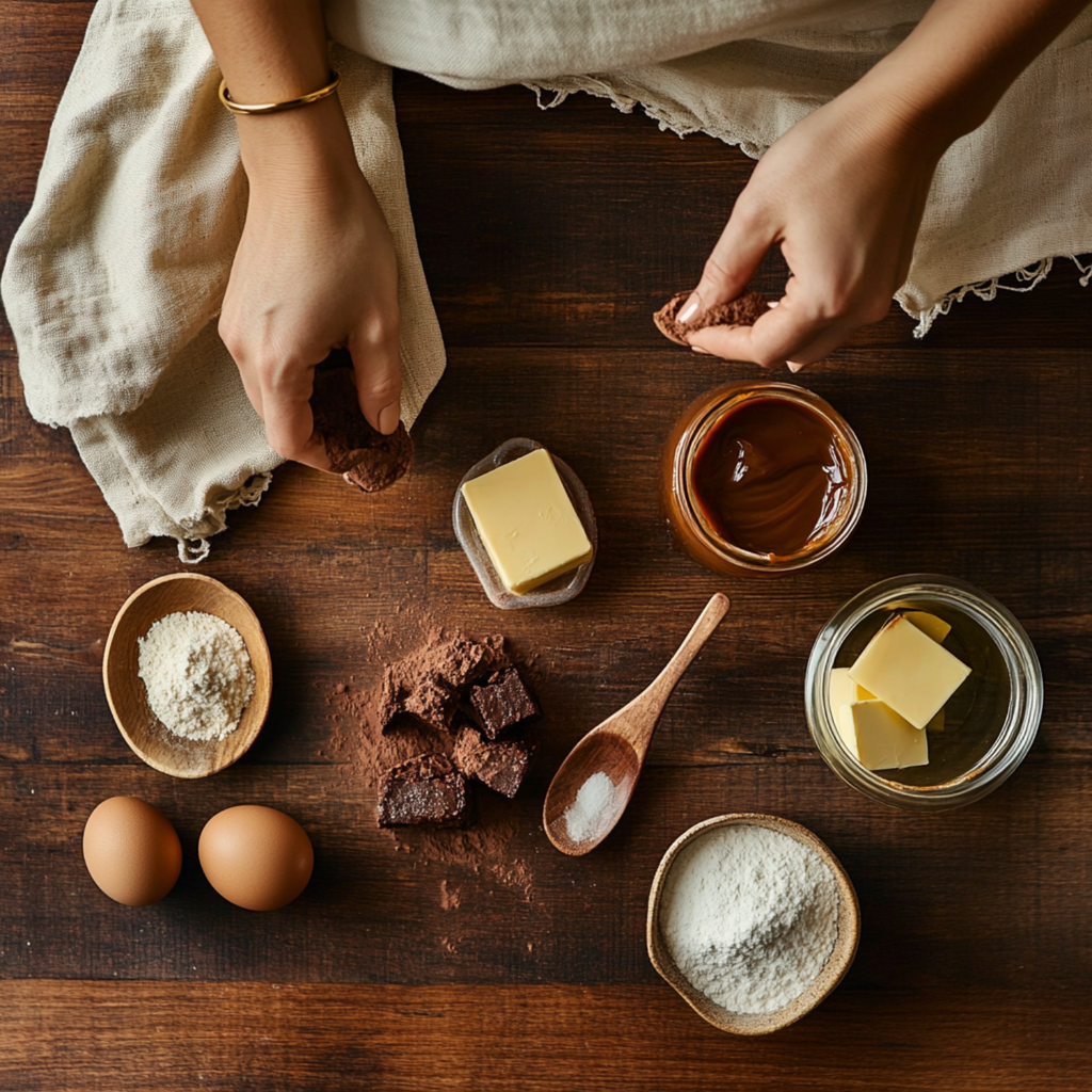 Fudgy brown butter dulce de leche brownies with a rich caramel swirl. Easy one-bowl recipe, ready in under an hour!