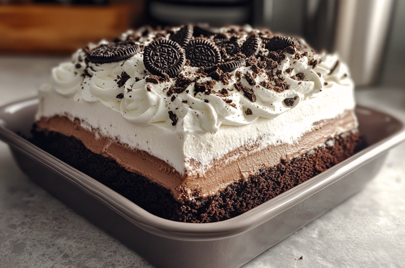 COOKIES AND CREAM MOUSSE CAKE