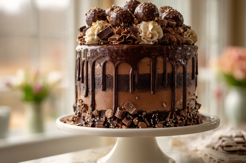 Ultimate Chocolate Overload Drip Cake
