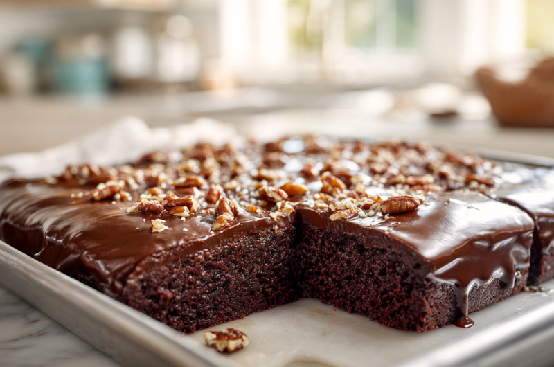 Fudgy Texas Sheet Cake