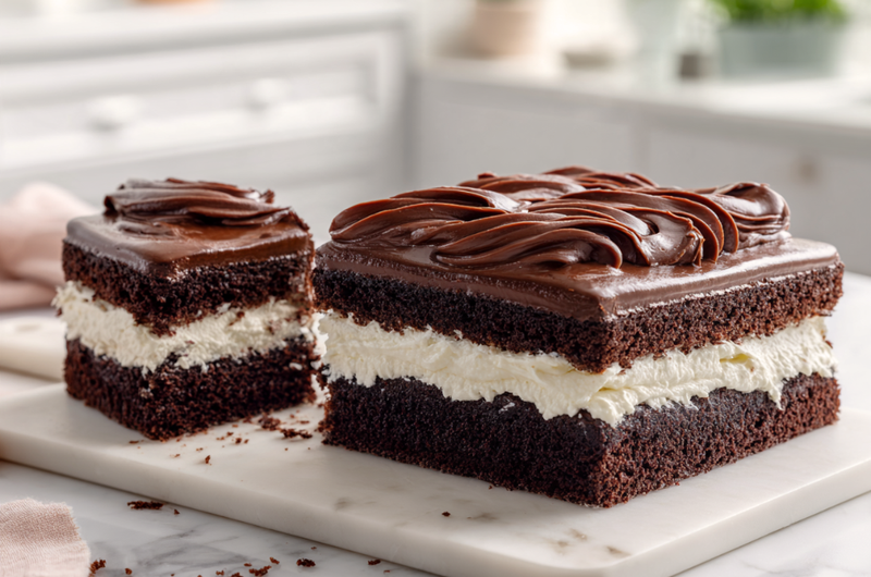 Homemade Ding Dong Cake